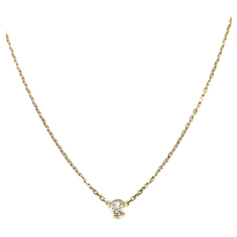 CARTIER D'AMOUR NECKLACE Diamond 18K Rose Gold - Picture 4 of 14